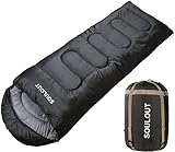 SOULOUT Schlafsack 3-4 Jahreszeiten - Winter Schlafsack Wasserdichter...