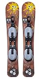 GPO Snowblade Mini Woody, Renn-Kurz-Ski inkl. GC-001-Bindung, 70 cm Länge,...