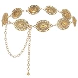 WHIPPY Damen Concho Kettengürtel taillenkette Türkis Taille Gürtel...