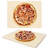 Pizzastein für Pizza und Brot 38 * 30 * 1.5CM Pizzastein Gasgrill und...