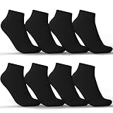 MEDOLY Sneaker Socken Sport (8 Paar) Quarter Sportsocken für Damen &...
