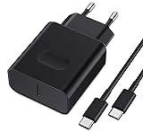 EuAcesry 45W Schnellladegerät, Ladegerät 200cm USB C Schnellladekabel...