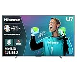 Hisense 100U7KQ (100 Zoll) Fernseher 4K Mini LED ULED HDR Smart TV, Quantum...