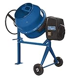 Scheppach Betonmischer MIX140 (550 W, Fassungsvermögen 140 L, Drehzahl...