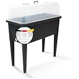 Hochbeet Kunstoff 76x37x84,5 cm | Robuster PP-Kunststoff mit abnehmbaren...