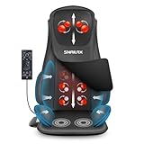 Snailax Upgraded Shiatsu Massagesitzauflage mit Wärme, Massageauflage mit...