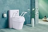 Dietz SmartFix 429112 Toilettensitzerhöhung mit Armlehnen, 3-fach...