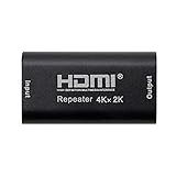 HDMI-Repeater, Modell A/H-A/H, schwarz. Verstärkt das HDMI-Signal unter...