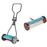 Gardena Classic Spindelmäher 330: Handrasenmäher mit 33cm Arbeitsbreite...