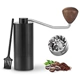 Manual Coffee Grinder, Adjustable Burr Coffee Grinder, Stainless Steel...