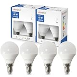 ehomeled E14 LED Mini Kugel Glühbirne Kaltweiß (6500K), 470 Lumen 3,4W...