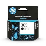 HP 305 (3YM61AE) Original Druckerpatrone Schwarz für HP DeskJet 27xx,...
