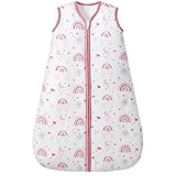 FIEMOL Schlafsack Baby 2.5 Tog 0-6 Monate, Winterschlafsack Baumwolle...