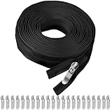 Endlosreißverschluss mit 20 Zipper, 10m Reißverschluss Meterware, #3...