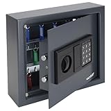 HMF 2030-11 Schlüsseltresor mit Elektronikschloss | 30 Haken | 30 x 28 x...