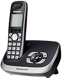 Panasonic KX-TG6521GB Schnurlostelefon mit Anrufbeantworter schwarz