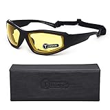TERAISE Motorrad-Reitbrille-Sicherheits-Ski-Schutzbrillen justierbare UV400...