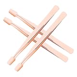 ULTECHNOVO 4 Stück Präzisions Wimpernpinzette aus Edelstahl Gerade...