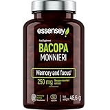 ESSENSEY - Brahmi I 250 mg I 90 Kapseln I 50% Bacoside I...