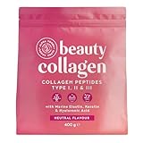 Alpha Foods Beauty Collagen Pulver (400g) - Kollagen Hydrolysat Peptide...