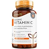Vitamin C 1000mg hochdosiert – 6 Monatsvorrat – Mit Bioflavonoide aus...