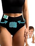 Mrs. Mum Kaiserschnitt Unterhose - 1 STK I ÖkoTex I High Waist I Bauchweg...