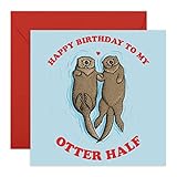 Central 23 - Lustige Geburtstagskarte – Happy Birthday To My Otter Half...