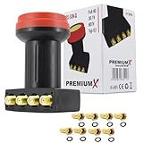 Premium X Quattro LNB - 4Fach - Extrem Hitzebeständig - nur für...