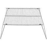 MFH Klappbarer Grillrost 38 x 25 cm Outdoor Grillgitter zum Aufstellen Rost...