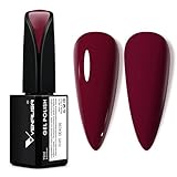 VENALISA UV Nagellack Dunkelrot Gellack Nagellack Gel für UV Nagellampe...