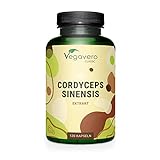 CORDYCEPS SINENSIS Vegavero® | 650 mg CS-4 Extrakt (10:1) | 40%...