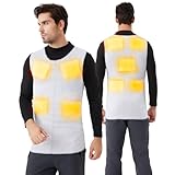DriveNova Beheizbare Weste für Herren Damen - Einweg Air Activated...