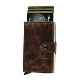 Secrid Herren Karteninhaber MINIWALLET Vintage Braun Talla única