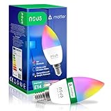 NOUS P4 Smarte WIFI Glühbirne RGB E14, Kompatibel mit Matter, Alexa,...