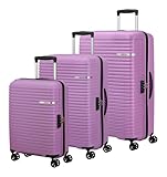 American Tourister Trolley Liftoff 3 PC Set D Violet Pink Flieder 79cm