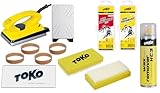 Toko Skiwachs Set 6.1 teilig mit Wachsbügeleisen - für Alpin + Board -...