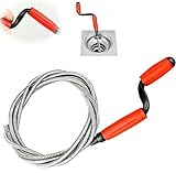 Rohrreinigungsspirale Universal 2.4m X 6mm Abflussreiniger Spirale Abfluss...