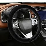 Winter Lenkradbezug, 37-39cm Universal Auto Lenkradbezug Fell, Teleskop...