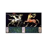 Amazone und Zentaur franz von stuck Poster Druck auf leinwand Reproduction...