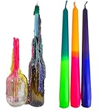 TROPFKERZEN 3er SET Kerzenbunt perfekt zum betropfen Tropfenkerze,...