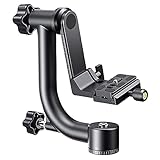 K&F Concept Aluminium Gimbalkopf, Professional Heavy Duty Metall 360°...