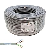 Lumonic 50m Netzwerkkabel CAT 6 F/UTP I Cat6-kabel, Gigabit LAN Kabel,...