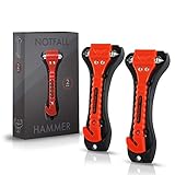 Heldenwerk® Notfallhammer fürs Auto [2er Set] - Nothammer mit...