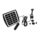 BESTonZON 1 Set Solarbrunnen Für Den Außenbereich Kleine Brunnenpumpe...