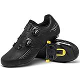 PENXZT Fahrradschuhe Herren Rennradschuhe Kompatible mit Look SPD SPD-SL...