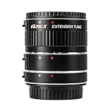 VILTROX® DG-C AF Autofokus Zwischenringe Makro Extension Tube Set 12 mm 20...