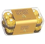 Ferrero Rocher Gold-Edition 16 pezzi Milchschokolade mit Haselnussfüllung...