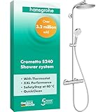 hansgrohe Crometta S - Duschsystem mit Thermostat, Regendusche (240 mm) mit...