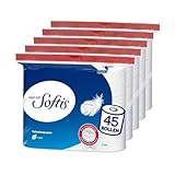 Softis 4-lagiges Toilettenpapier | 45 Rollen-Packung (5 x 9...