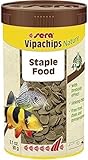 sera Vipachips Nature 250 ml | Hauptfutter mit 4% Insektenmehl | Schnell...